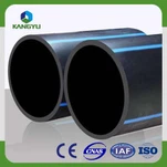 Tuyau et garnitures de HDPE de tuyau de polyéthylène d'approvisionnement en eau ISO4427 Dn160 SDR11